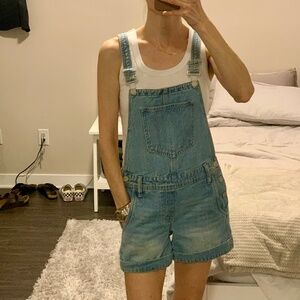 BLANK NYC Overall Shorts